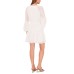  Tiered Clip Dot Dress, Large