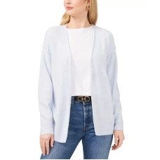 Vince Camuto Womens Cozy Open-Front Cardigan Sweater, Light Blue, XS