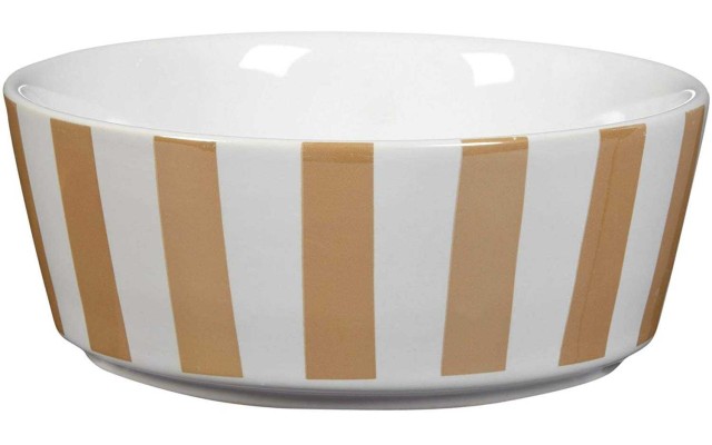  Stripey Soiree Medium Bowl 2.75 x 6.5 inch (Rose Gold)