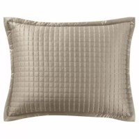Waterford Crystal Quilted Pillow Sham, 20x36, Taupe