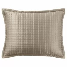 Waterford Crystal Quilted Pillow Sham, 20x36, Taupe