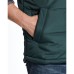  Men’s Puffer Vest, Green, S