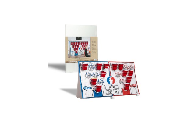  Free Throw Beer Pong Party Game Chandelier Standing Target, Team Play or Individual, Fun Gift or Activity for College, Parties, Tailgates, BBQ