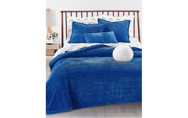  Collection Corduroy 3-Pc. Full/Queen Comforter Set, Navy