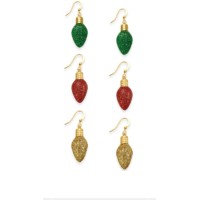 Whimsical Shop 3-Pair Light Bulb Earring Set