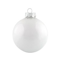 Whitehurst 3.25″ Glass Christmas Ornaments – Box of 4