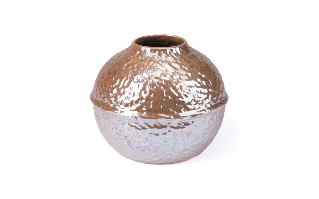  Small Textured Vases Dark Yellow