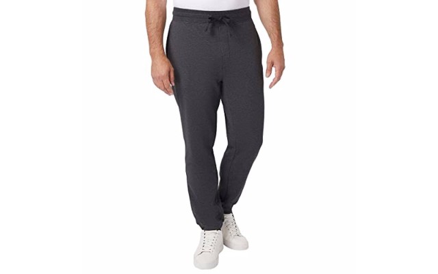  Men’s French Terry Jogger, Black, X-Large