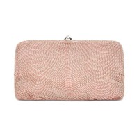 Adrianna Papell Navi Beaded Clutch (Pink)