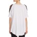  Cold Shoulder Top (White, XL)
