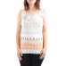  Juniors Printed Cutout Bungee Orange Multi, Size Small