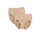  Womens Shapewear Seamless Brief Ultra Control 2-Pack M 2 Nude