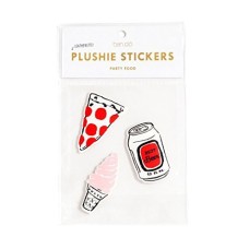 Ban.do Leatherette Plushie Stickers (Party Food)