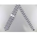  Men’s Hawkins Check Skinny Tie Black