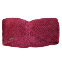 BCBGeneration Women’s Everyday Girl Solid Headwrap in Zip Pouch, Wine Berry, One Size