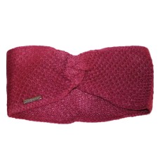 BCBGeneration Women’s Everyday Girl Solid Headwrap in Zip Pouch, Wine Berry, One Size