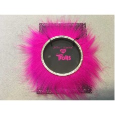Betsey Johnson xox Trolls Faux-fur Bangle Bracelet – Pink