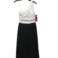 Blondie Nites Black and White Dress (Size: 3)