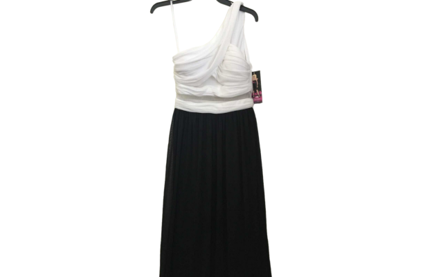 Blondie Nites Black and White Dress (Size: 3)