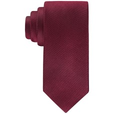 Calvin Klein Men’s Silky Solid Tie – Burgundy