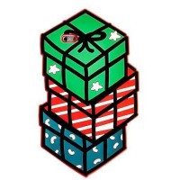 Celebrate Shop iPhone 6/6s Stacked Packages Cell Phone Case, Green/Red
