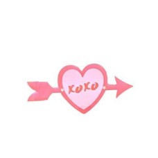 Celebrate Shop Twelve NYC Acrylic XOXO Heart & Arrow Cupid Frame