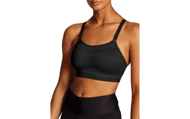  The Show-Off Wireless High Impact Sports Bra 1666, Black, Small