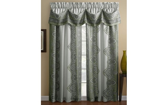 Chapel Hill by  Countess Panel, (Sage, 54-Inch by 63-Inch)