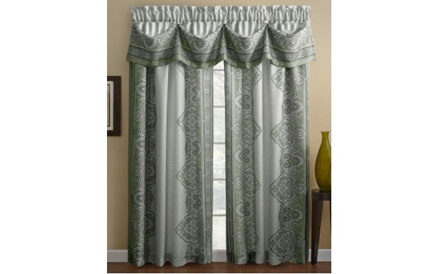 Chapel Hill by  Countess Valance, 72-Inch by 16-Inch, Sage
