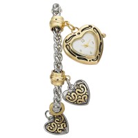 Charter Club Two-Tone Stainless Steel Charm Bracelet Watch (28mm)