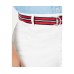  Women’s  Plus Size Belted Cuffed Jeans White 24W