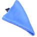  Solid Blue 100% silk Pocket Square