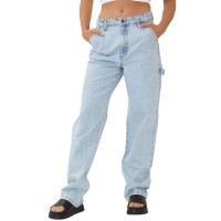 Cotton On Women’s Carpenter Denim Jeans, Barlee Blue, 10