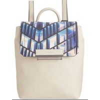 Danielle Nicole Printed Jett Backpack Ivory Bag Purse