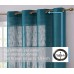  Abbey Faux Linen Textured Semi Sheer Privacy Light Filtering Transparent Window Grommet Floor Length Curtains Drapery Panels for Bedroom & Living Room, 2 Panels (54 W x 84 L, Grey Teal Blue)