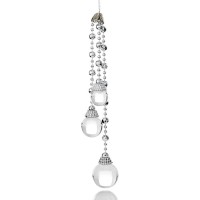 Holiday Lane Dangling Ball Ornament (Silver)