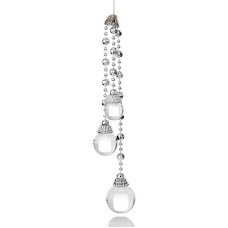 Holiday Lane Dangling Ball Ornament (Silver)