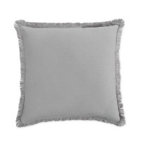 Home Design Studio Fringe Pillow Color Grey