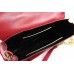 INC Womens Gwenn Faux Leather Colorblock Shoulder Handbag Red Small