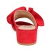  Women’s Sabica Ruffle Heels Shoes, Red, 8.5