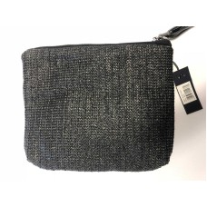 La Ragale Raffia Tassel Bag (Black)