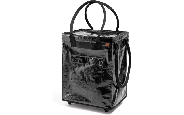 Large Laundry Basket Hamper Bag, 90l Portable Collapsible Cart with Wheels, Heavy Duty Storage Organizer for Clothes