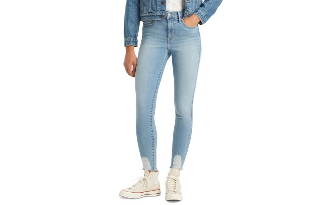 Levi’s Women’s 720 High-Rise Stretchy Super-Skinny Jeans, Frozen Solid, 33