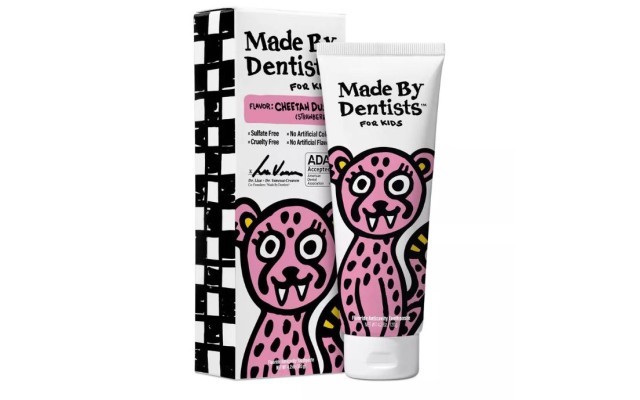  Kids Cheetah Fluoride Anticavity Toothpaste -Strawberry - 4.2 oz