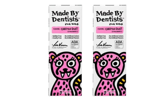  Kids Cheetah Fluoride Anticavity Toothpaste -Strawberry - 4.2 oz (2 pack)