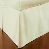 Martha Stewart 200T Essentials Twin Skirt Off White