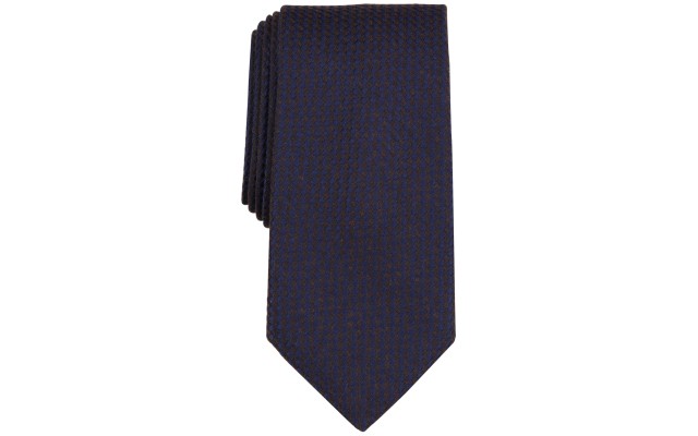  Men’s Dario Houndstooth Tie – Chocolate