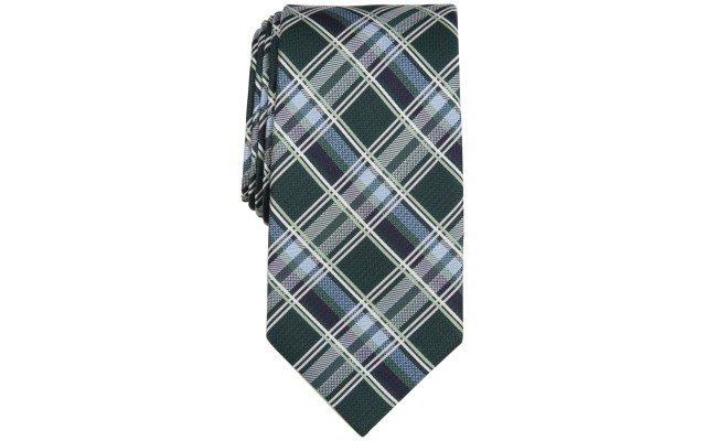  Men’s Glover Plaid Tie – Jade