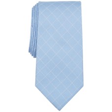 Michael Kors Men’s Rubin Grid Tie, Blue