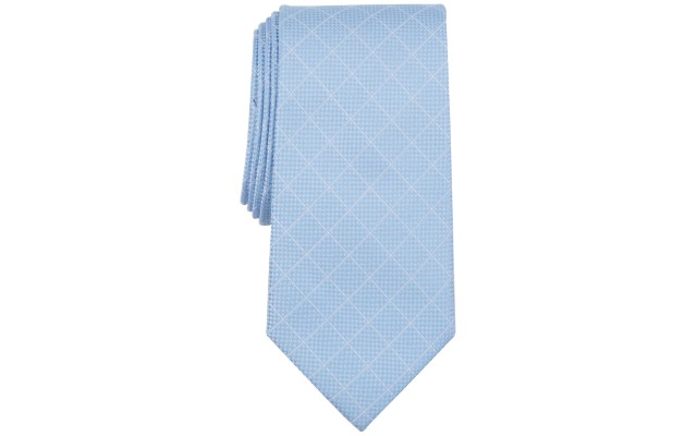  Men’s Rubin Grid Tie, Blue